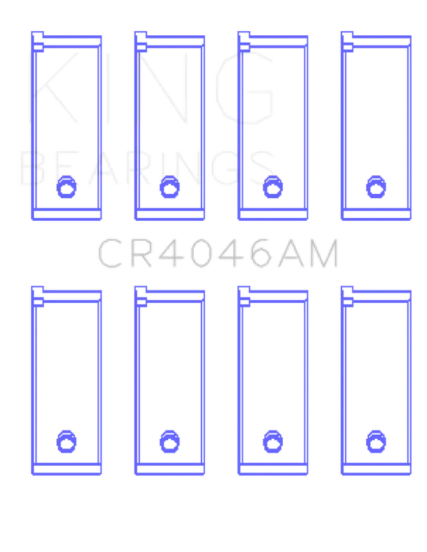 King Engine Bearings Acura D16A1 Rod Bearing Set - Size STD