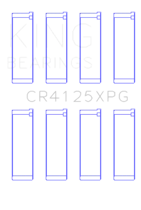 King Subaru EJ20/EJ22/EJ25 (Suites 52mm Journal Size) Tri-Metal Perf Rod Bearing Set - Size STD