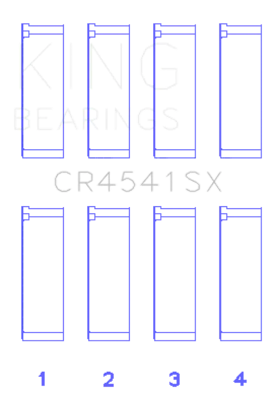 King Engine Bearings Bearings Honda F23A/F23Z/K20A3 Connecting Rod Bearing Set