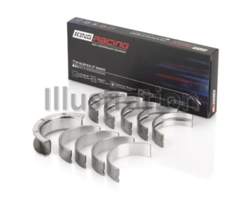 King Engine Bearings Performance Ford 302 (0.001 in. Undersize) Main Race Bearing Set
