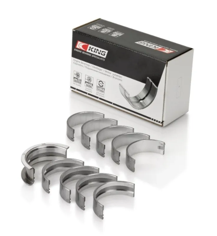 King Engine Bearings Ford/Mazda 2.0L/2.3L Duratec (Size +1.0) Performance Main Bearing Set