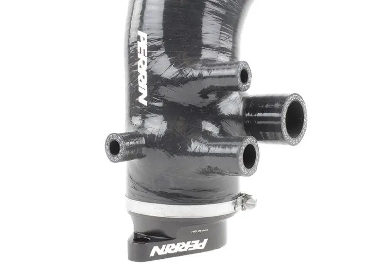 PERRIN 15-21 Subaru WRX / 14-18 Forester XT Turbo Inlet Hose 3in. w/ Turbo Adapter Flange - Black