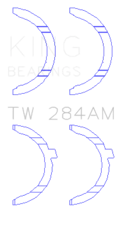 King Engine Bearings Toyota/Lexus 2JZGE/2JZGTE 3.0L Thrust Washer Set