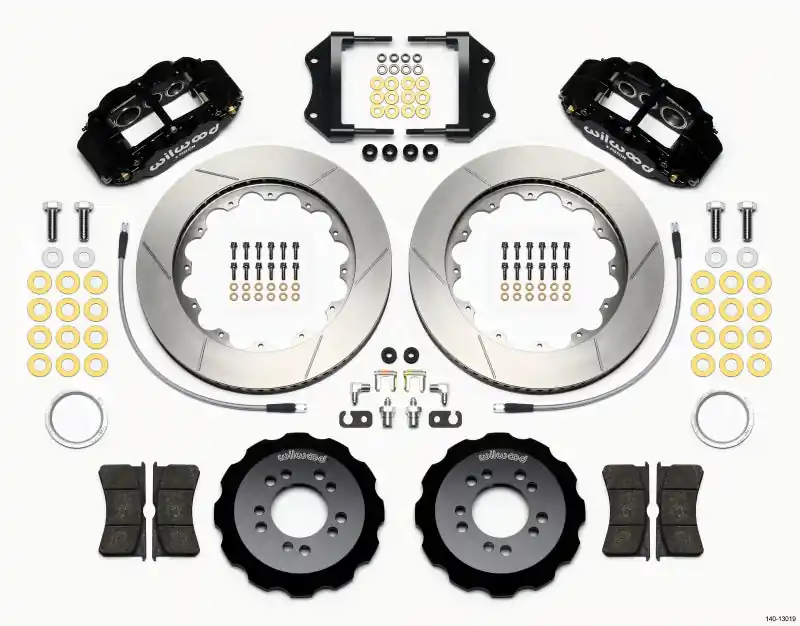 Wilwood Narrow Superlite 6R Front Hat Kit 14.00in 2013-Up Ford Focus ST w/ Lines