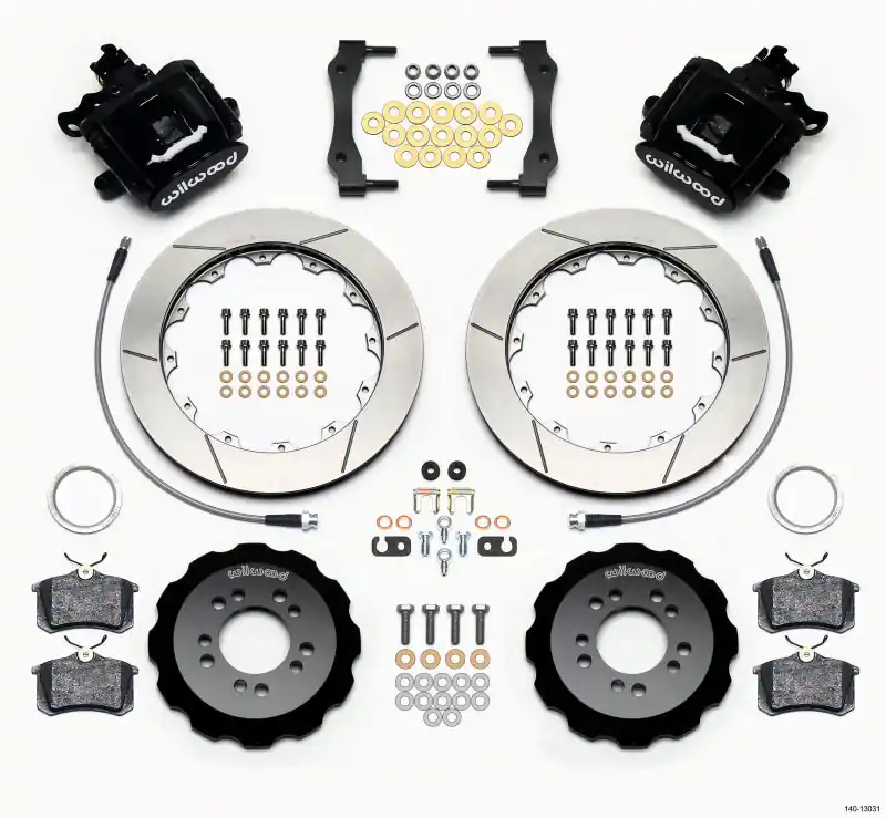 Wilwood Combination Parking Brake Rear Kit 12.88in 2013-Up Ford Focus ST w/ Lines