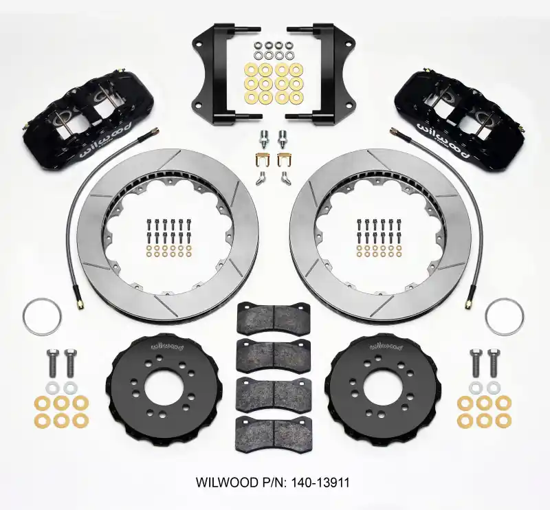 Wilwood AERO6 Front Hat Kit 15.00 2014-up Corvette C7 w/Lines