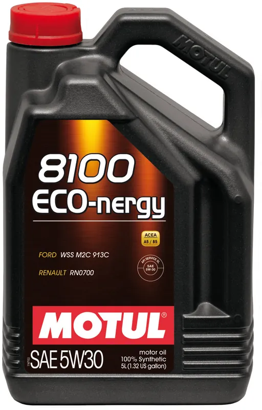 Motul 5L Synthetic Engine Oil 8100 5W30 ECO-NERGY - Ford 913C- CASE OF 4 (20L TOTAL)