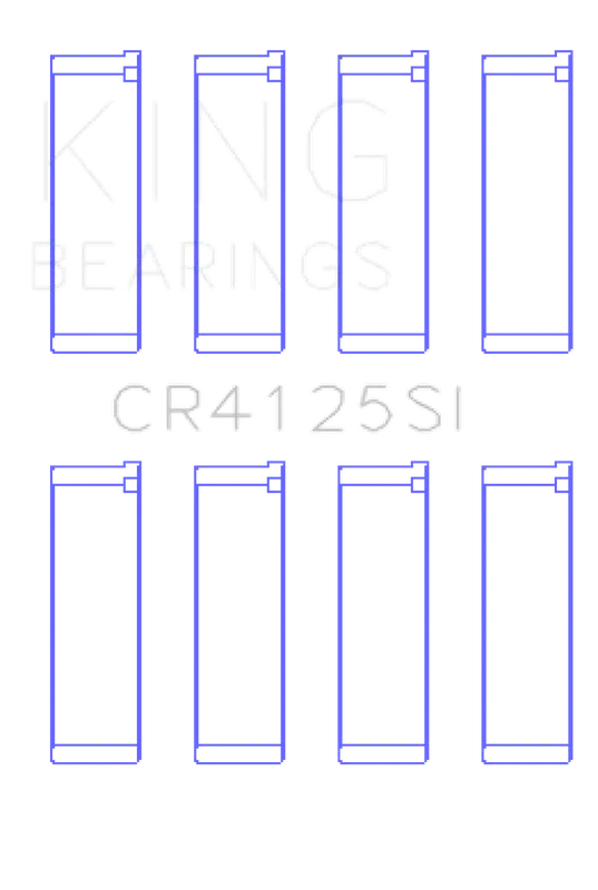 King Subaru EJ15/EJ16/EJ18/EJ20/EJ22/EJ25 (Size 0.5mm) Silicone Bi-Metal Alum Rod Bearing Set