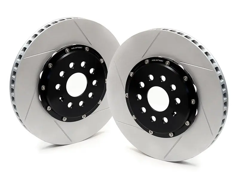2-Piece Floating Brake Rotors | Front 340mm Slotted • MQB