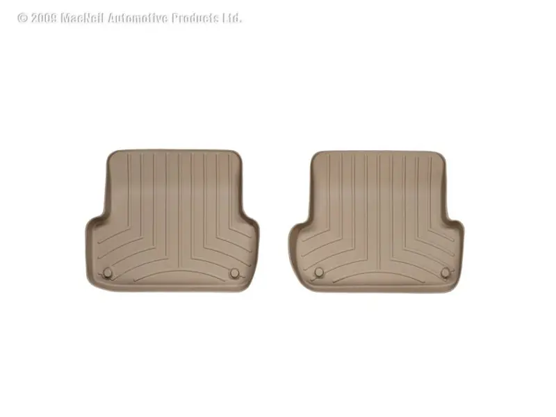 WeatherTech 02-08 Audi A4/S4/RS4 Rear FloorLiner - Tan