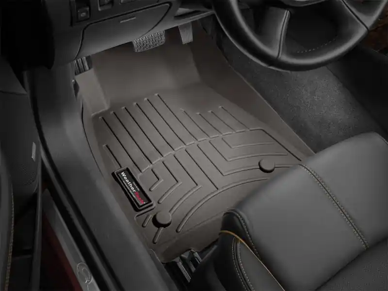 WeatherTech 2014+ Chevrolet Corvette Front FloorLiner - Cocoa