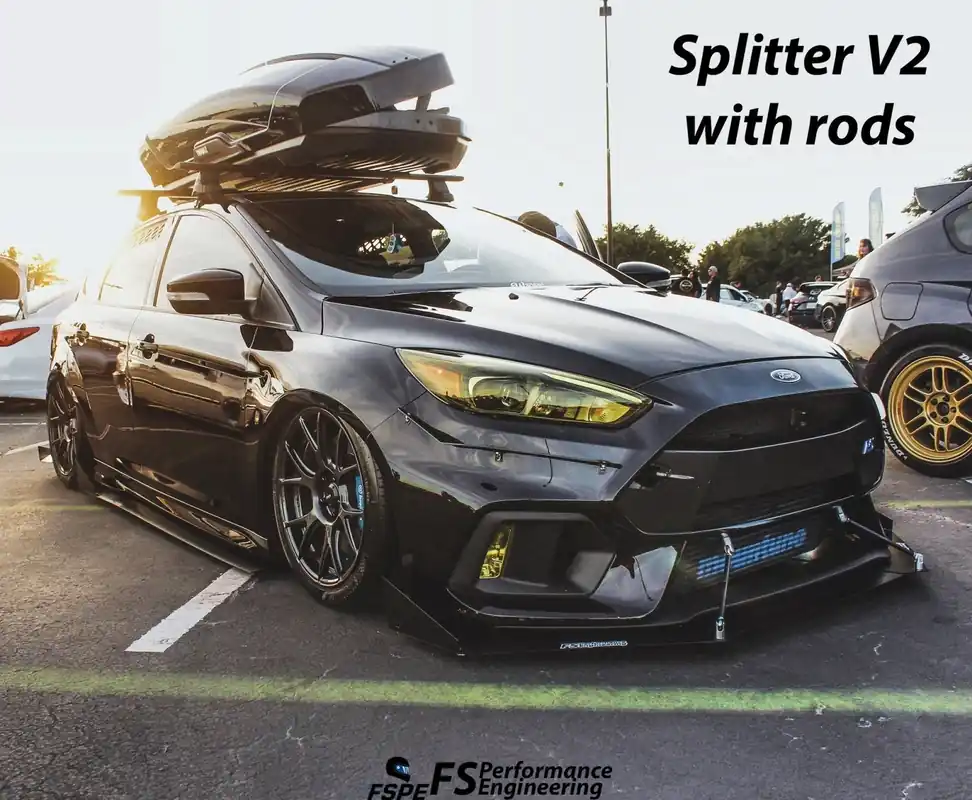 Ford Focus RS (2016-2018) Front Splitter V2