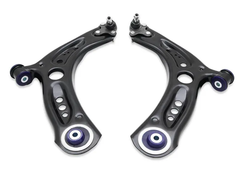 SuperPro 2015 Volkswagen Golf Rear Base Front Control Arm Lower Assembly Kit (Add. Positive Caster)