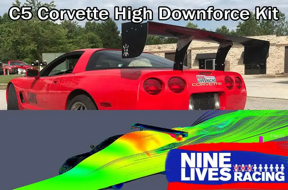 Corvette High Downforce Carbon Kit ‘97-04 C5