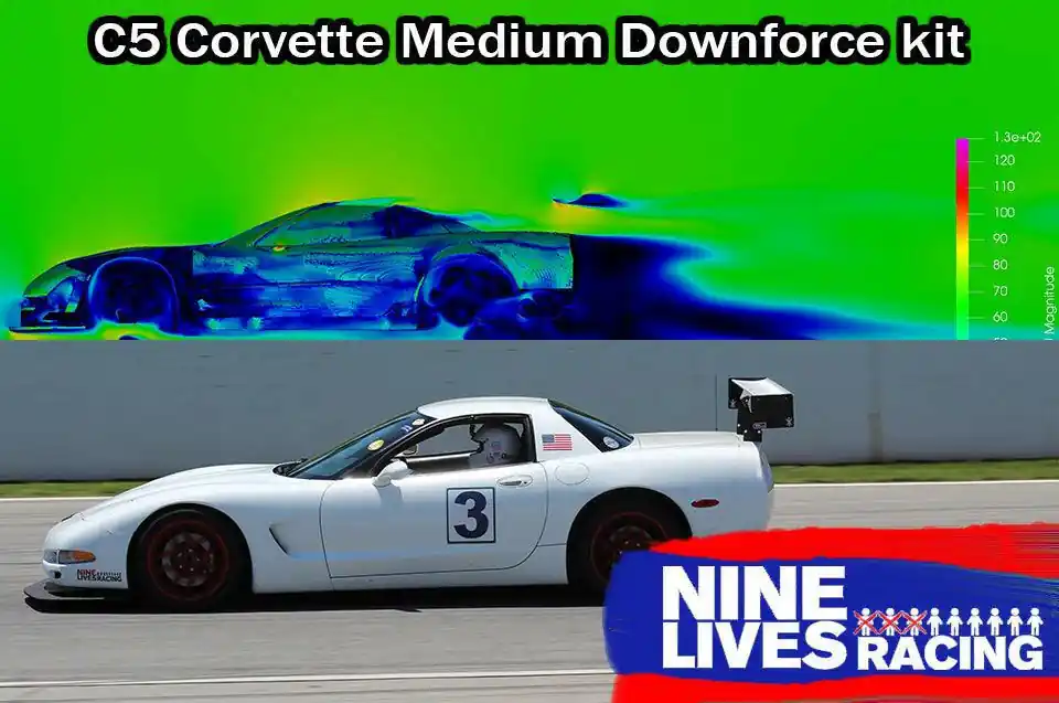 Corvette Medium Downforce Kit ‘97-04 C5