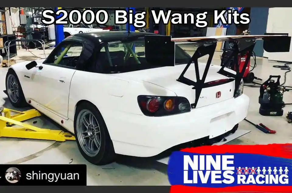 S2000 Big Wang Trunk Mount Kit '99-09 AP1/AP2