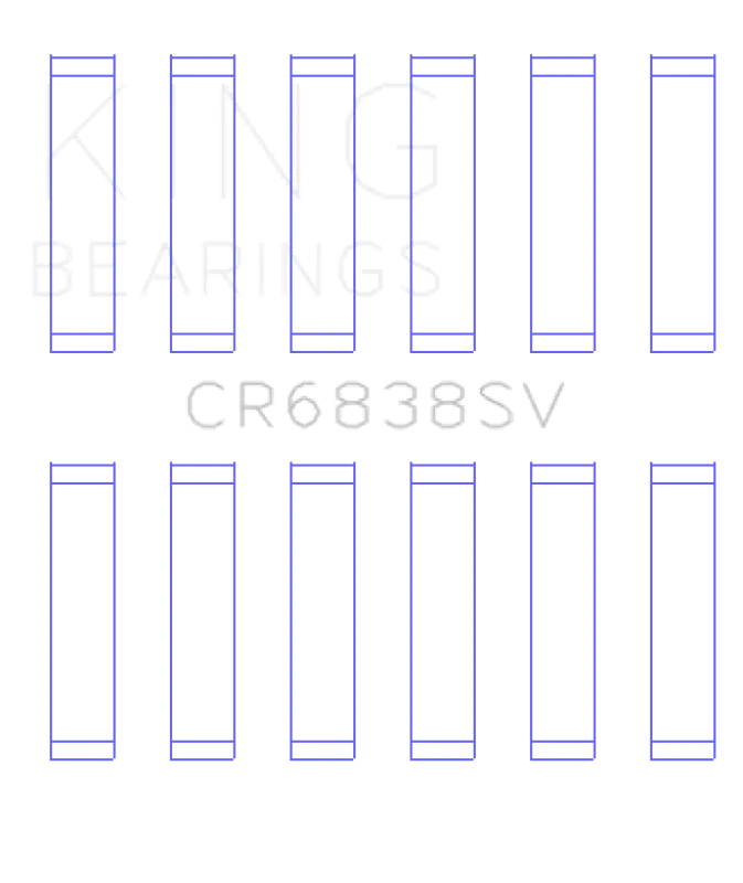 King Engine Bearings Land Rover 2.7L TDV6 Sputter Replacement Connecting Rod Bearing