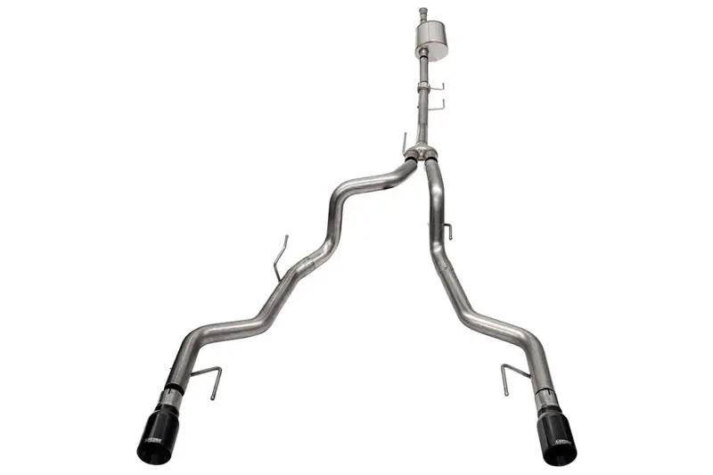 Corsa 2021-2025 Ford F-150 SuperCrew/5.5ft Bed 3.5L V6 Sport Cat-Back Dual Rear Exit-Black PVD