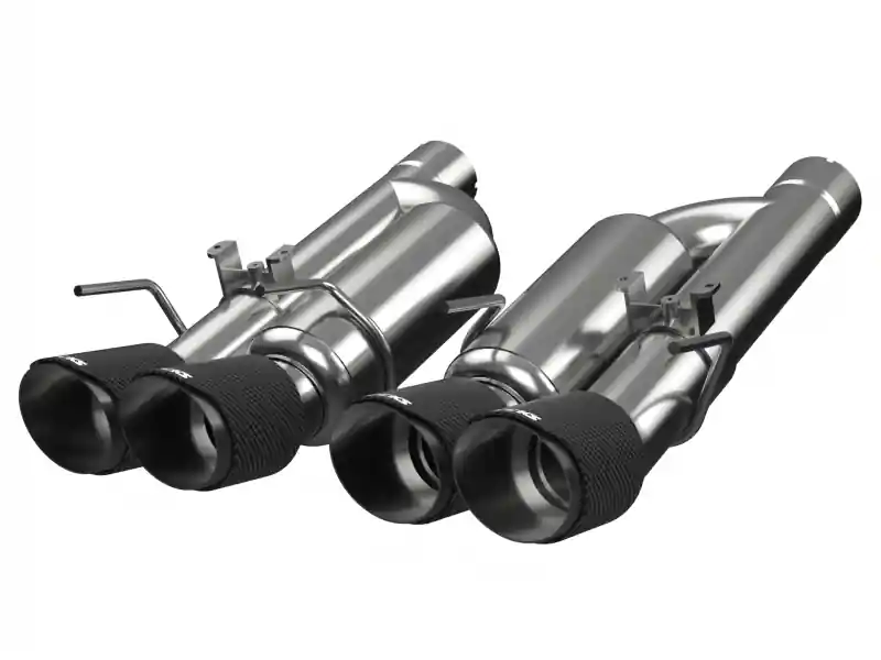 Kooks 09-13 Chevrolet Corvette Z06/ZR1 3in. Valved Axle-Back Exhaust w/ CF Tips