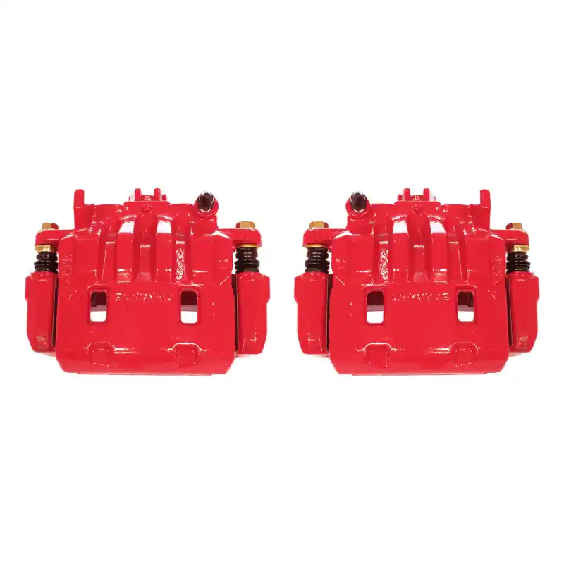 Power Stop 13-16 Scion FR-S Front Red Calipers w/Brackets - Pair