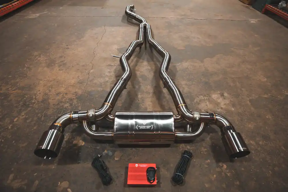 Valvetronic Toyota Supra A90 / A91 Valved Sport Exhaust System - Brushed Finish