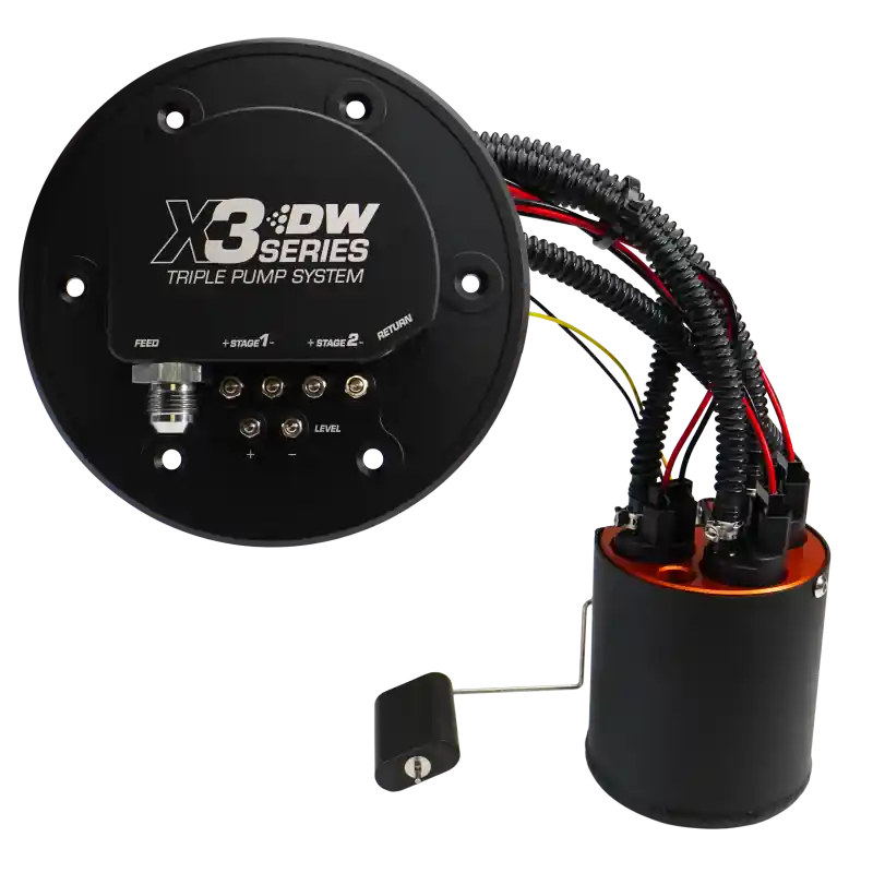 DeatschWerks 98-04 Ford Mustang X3 Module with DW430C Pumps and Install Kit