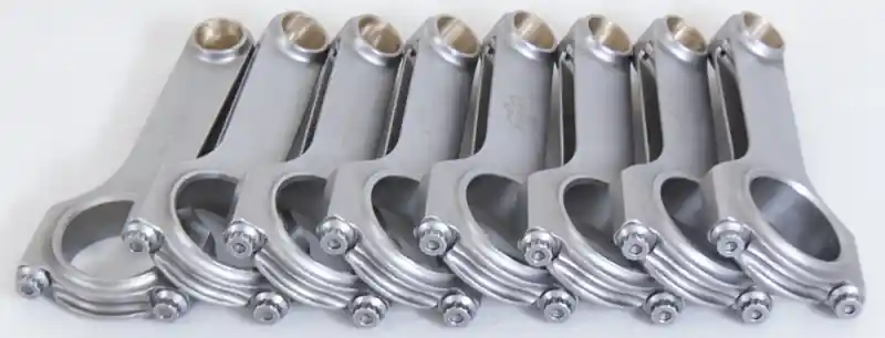 Eagle Chevrolet Small Block 5.700in Length ARP L19 Bolts Forged 4340 Steel H-Beam Rods - Set of 8