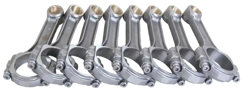 Eagle Chevrolet SB 5.700in 5.700in 5140 Steel 3/8in ARP8740 Bolts I-Beam Connecting Rods - Set of 8