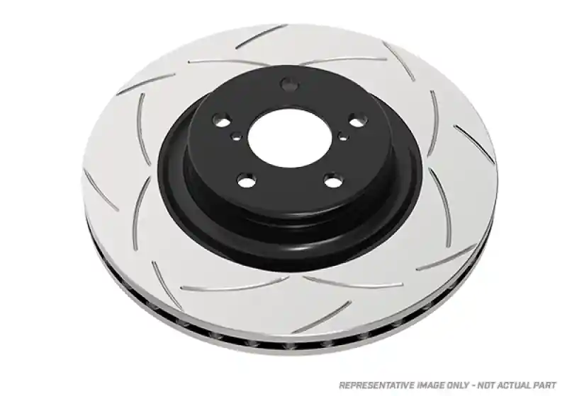 DBA 05-10 Mustang GT / 11-13 V6 Front Slotted Street Series Rotor