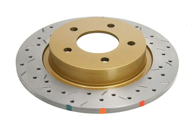DBA 04-05 Mazda 3 2.3L / 06+ MazdaSpeed3 Rear Drilled & Slotted 4000 Series Rotor