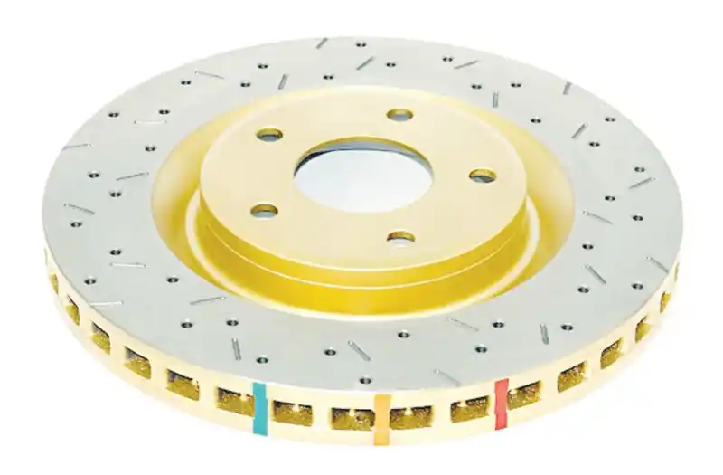 DBA 97-04 Corvette C5/C6 Front Drilled & Slotted 4000 Series Rotor