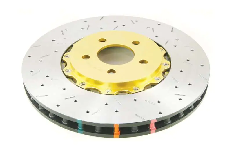 DBA 05-10 Mustang GT V8 Shelby Edition Front Drilled & Slotted 5000 Series 2 Piece Rotor Assembled w