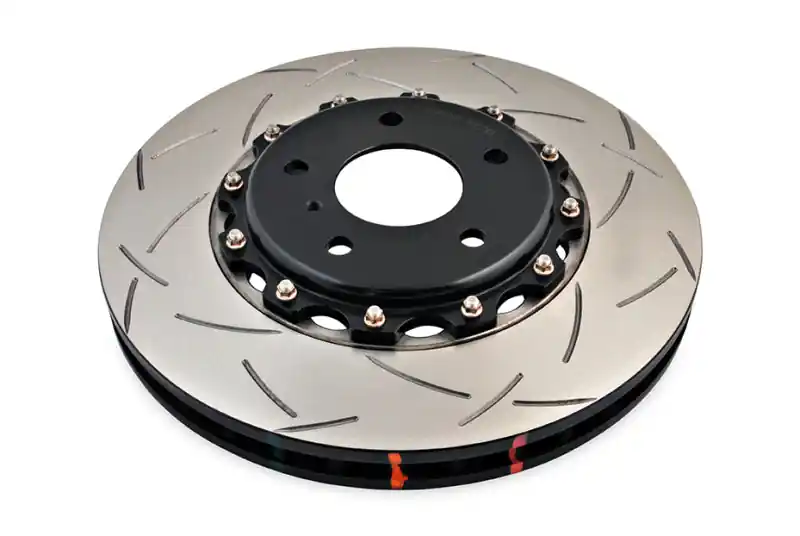 DBA 03-07 350Z / 03-04 G35 w/ Brembo Front Slotted 5000 Series 2 Piece Rotor Assembled w/ Black Hat
