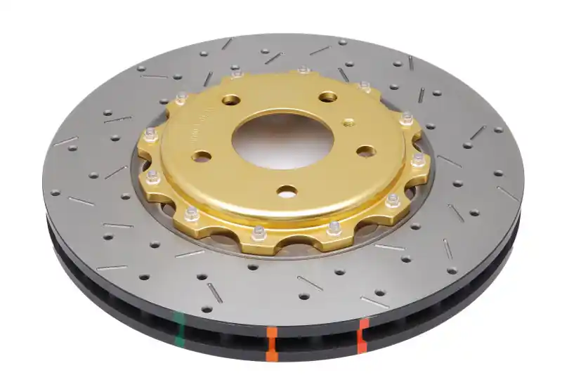 DBA 03-07 350Z / 03-04 G35 w/ Brembo Front Drilled & Slotted 5000 Series 2 Piece Rotor Assembled w/