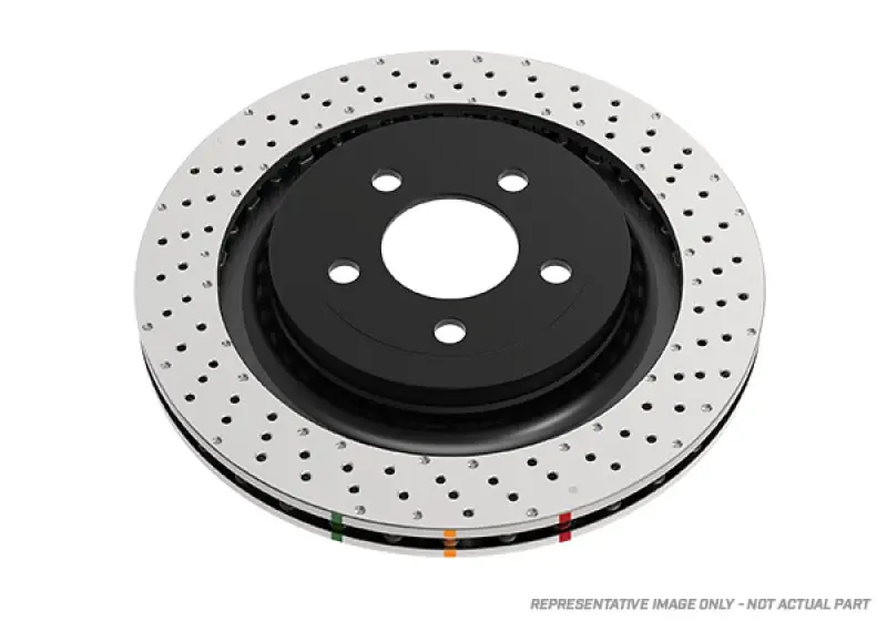 DBA 2018+ Hyundai I30 N Performance Rear Cross Drilled/Dimpled 4000 Series Rotor