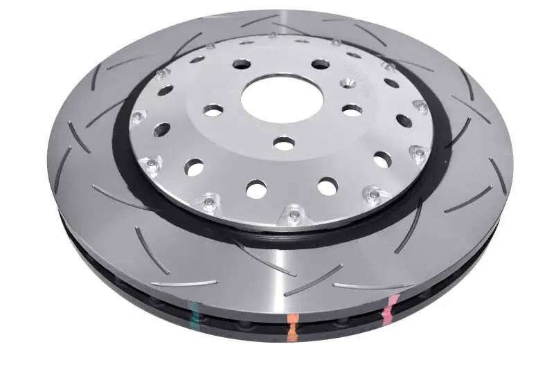 DBA 06-17 Audi RS3 4V Sedan 5000 Fully Assembled 2-Pc Silver Hat T3 Slot Rotor