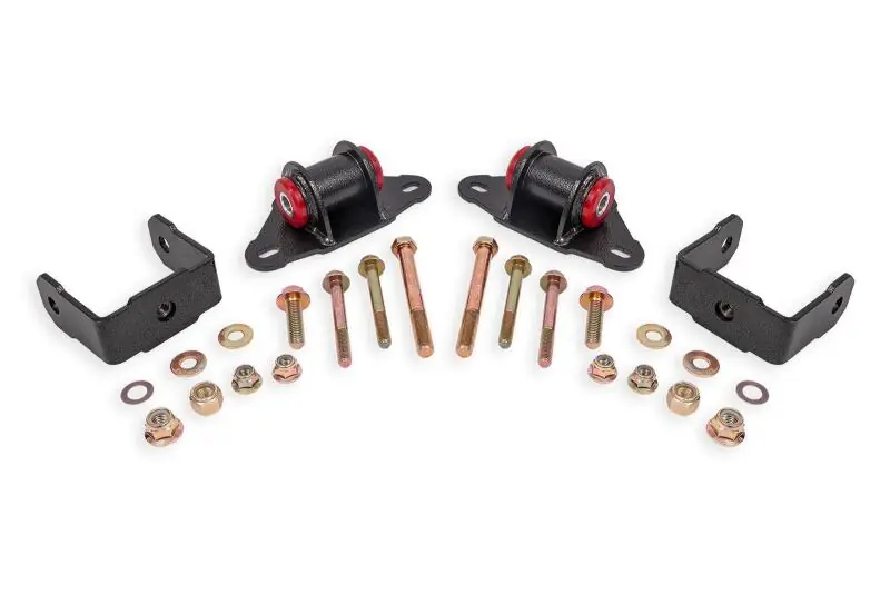 BMR 14-19 Chevrolet Corvette C7 Polyurethane Transmission/Differential Mount - Black Hammertone