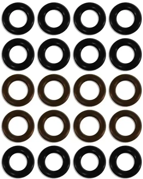 Universal seal kit for 4 cyl Fuel Injector Clinic injectors w/14mm seals (slk-univ-14mm-x-4)