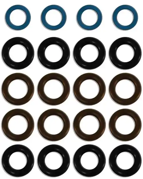 Seal kit for Fuel Injector Clinic Nissan 240SX 11mm Injectors top feed style injectors (slk-181)