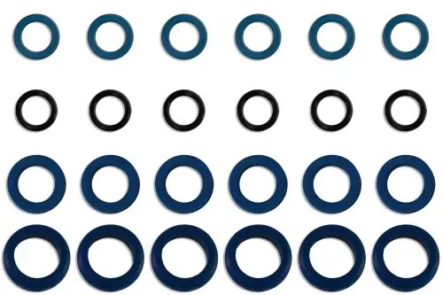 Seal kit for Fuel Injector Clinic low-z 3000GT VR4, RB26, or 7M-GTE injectors (NOT for scribed part numbers ending in "K") (slk-135-185x6)
