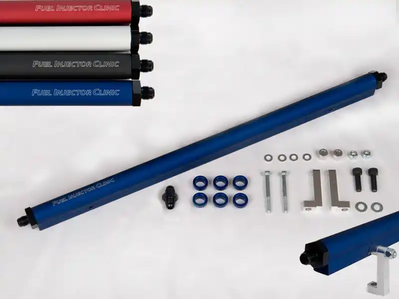 Toyota Supra 2JZ-GTE Fuel Rail -8 Inlet Fittings -6 Outlet Fitting (rl-supra-8)