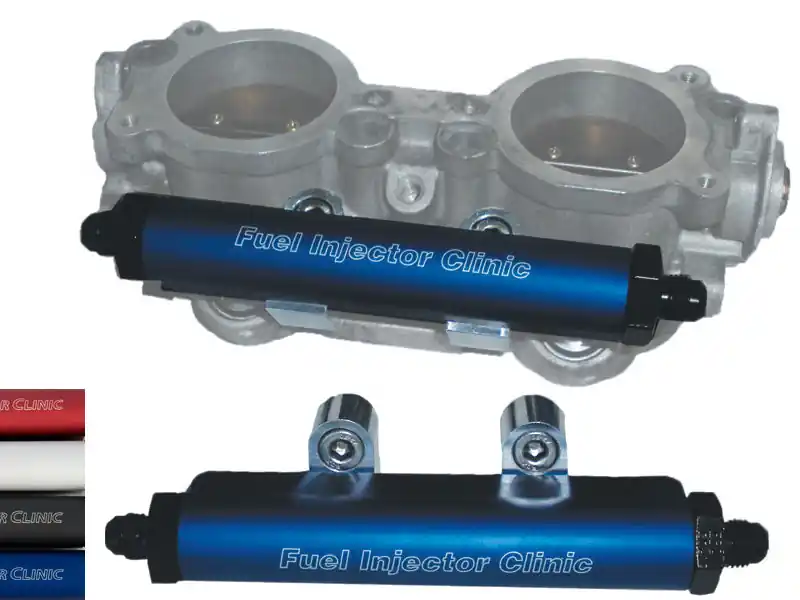 Subaru STi ('04 -'06) OR Legacy GT ('05-'06) Top Feed Conversion Fuel Rails With -6 Fittings (rl-sti-6-6)