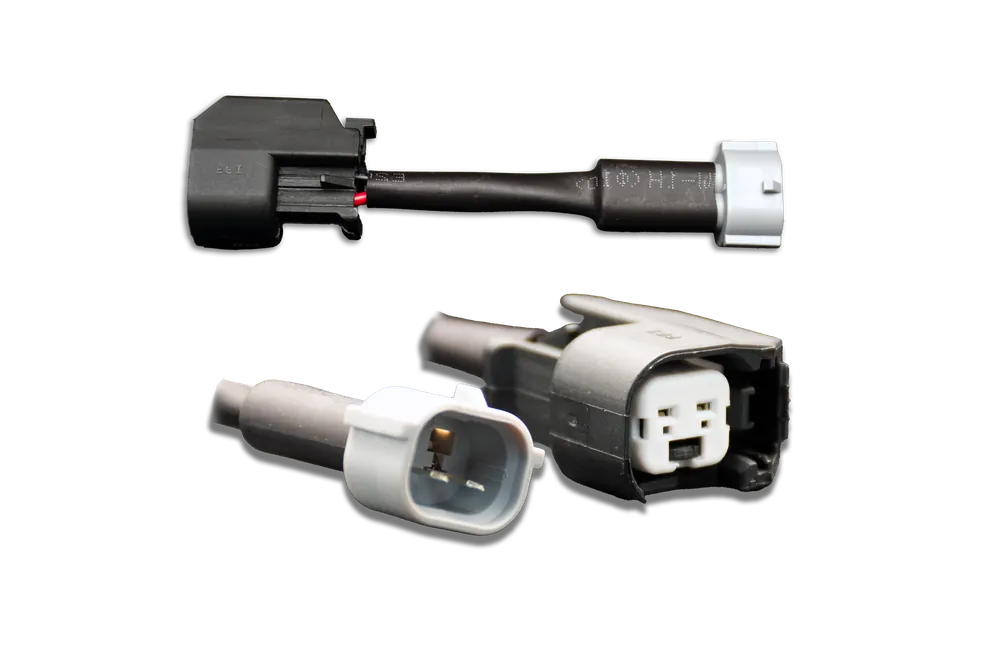 Set of 4 US Car/EV6 (female) to Denso (male) injector plug adaptors (padputod4s)