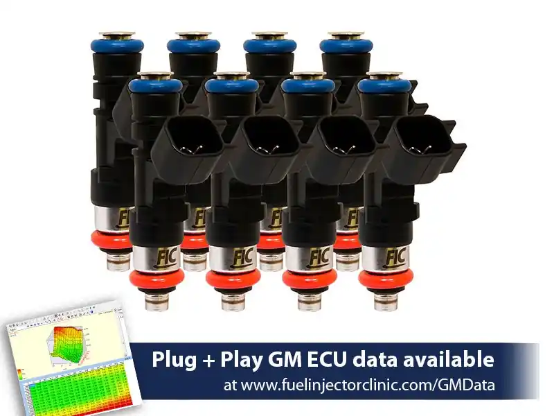 775cc (85 lbs/hr at OE 58 PSI fuel pressure) FIC Fuel Injector Clinic Injector Set for LS2 engines (High-Z) (is302-0775h)