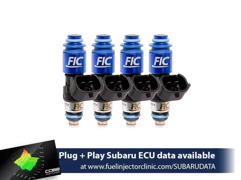 2150cc FIC Top-Feed Converted Subaru Sti ('04-'06) Legacy GT ('05-'06) Fuel Injector Clinic Injector Set (High-Z) (is176-2150h)