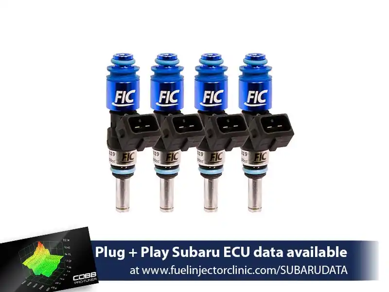 1200cc (Previously 1100cc) FIC Top-Feed Converted Subaru Sti ('04-'06) Legacy GT ('05-'06) Fuel Injector Clinic Injector Set (High-Z) (is176-1200h)