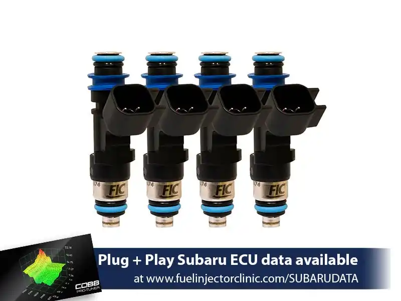 775cc FIC Top-Feed Converted Subaru STi ('04-'06) Legacy GT ('05-'06) Fuel Injector Clinic Injector Set (High-Z) (is176-0775h)