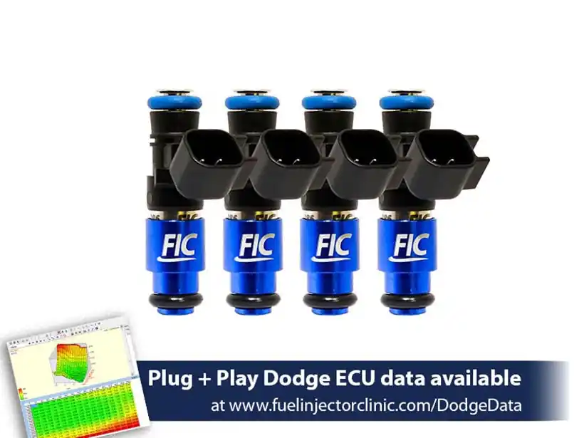 1200cc-D FIC Dodge SRT-4 Fuel Injector Clinic Injector Set (High-Z) (is151-1200h-d)