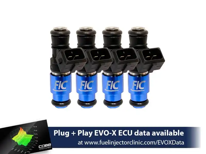 1650cc FIC Mitsubishi Evo X Fuel Injector Clinic Injector Set (High-Z) (is127-1650h)