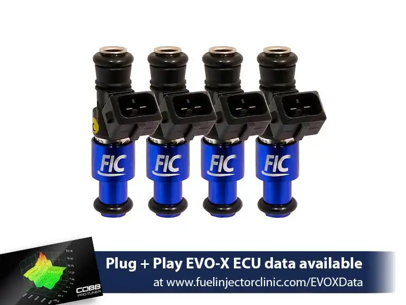 1200cc (Previously 1100cc) FIC Mitsubishi Evo X Fuel Injector Clinic Injector Set (High-Z) (is127-1200h)